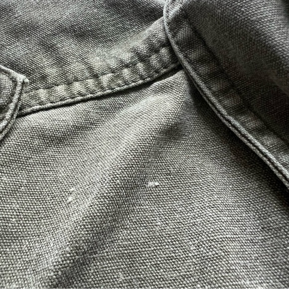 Vintage Cabelas Jacket Green Field Outdoors Safari Shacket Shooting Mens XL Tall - Picture 7 of 11